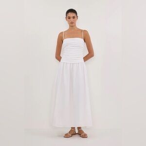 DISSH White Midi Dress